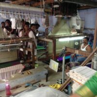Field Visit to Silk Weaving